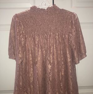 Lace top, size S